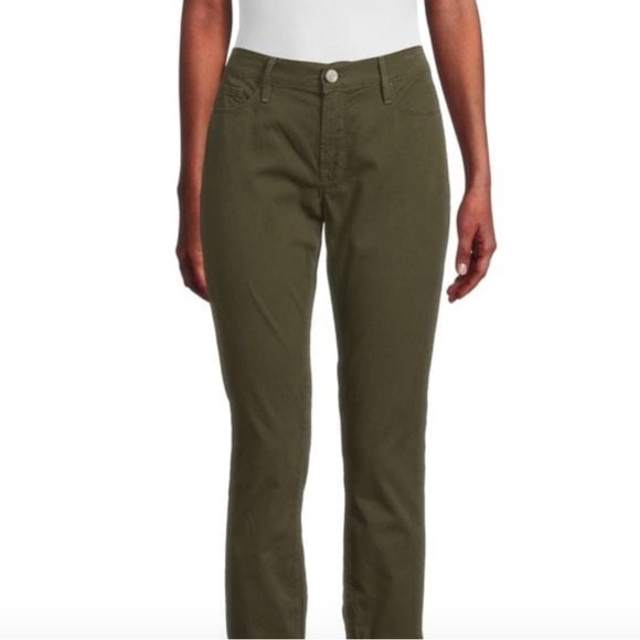 FRAME Le Garçon Mid Rise Straight Leg Pants Size 26 in Washed Surplus - Picture 16 of 16